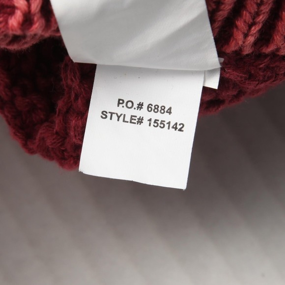 Carbon2Cobalt Sweater Mens 2XL Red Fireside Henley Cotton Knit Pullover - Picture 5 of 10